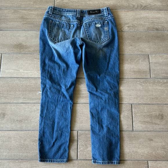 Miss Me Boyfriend Ankle Distressed Jeans Size: 28 - Picture 5 of 7